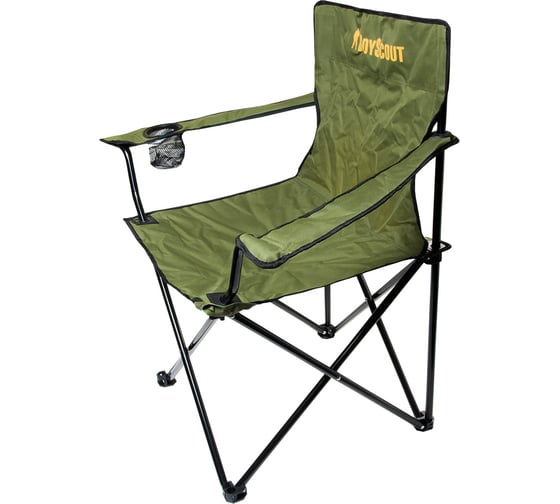 Изображение товара Раскладное кемпинговое кресло с подлокотниками BOYSCOUT 84х53х81см 61063