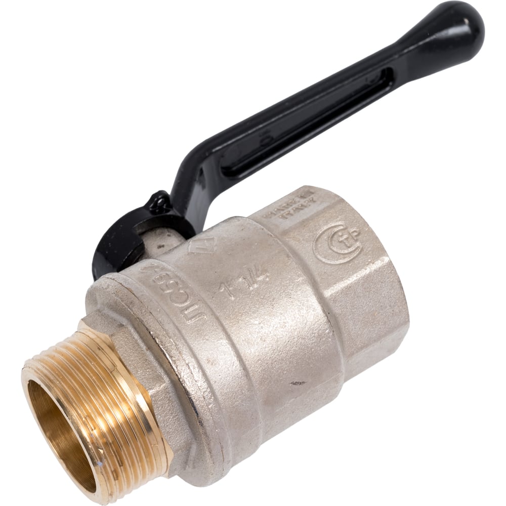 Изображение товара Шаровый кран Н/В Ду-32 /1-1/4" ручка черная Bugatti OREGON 03050080