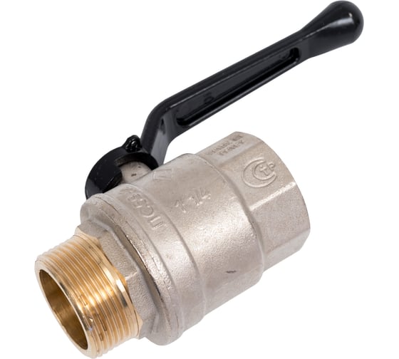 Изображение товара Шаровый кран Н/В Ду-32 /1-1/4" ручка черная Bugatti OREGON 03050080