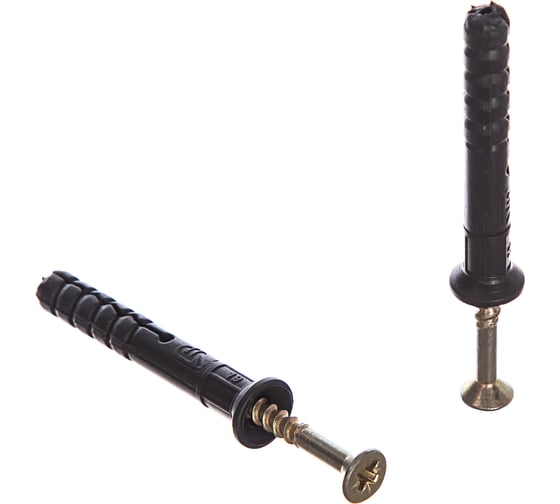 Изображение товара Дюбель-гвоздь Качественный Крепеж потайной бортик 6х40 100 шт 0500615 КЧ