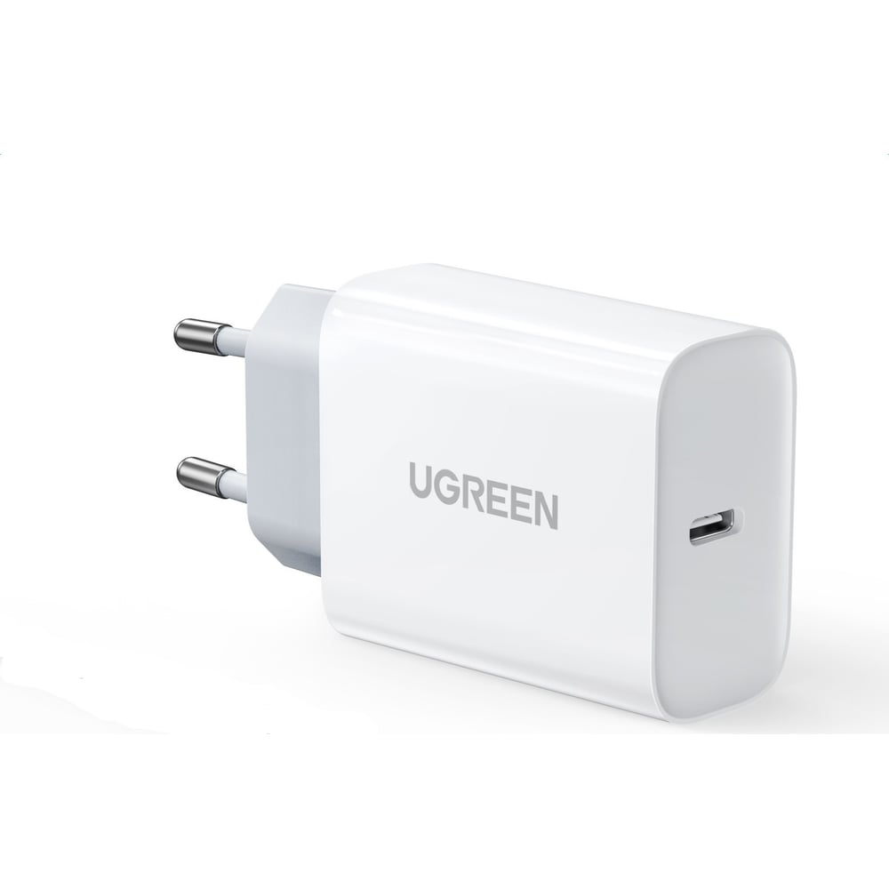 Изображение товара Сетевое зарядное устройство Ugreen 30W USB-C PD быстрое белое
