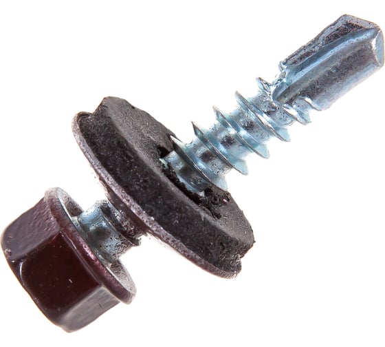 Изображение товара Кровельный саморез, коричневый Крепежная техника 5,5х25 RAL 8017 250шт 420294 БК