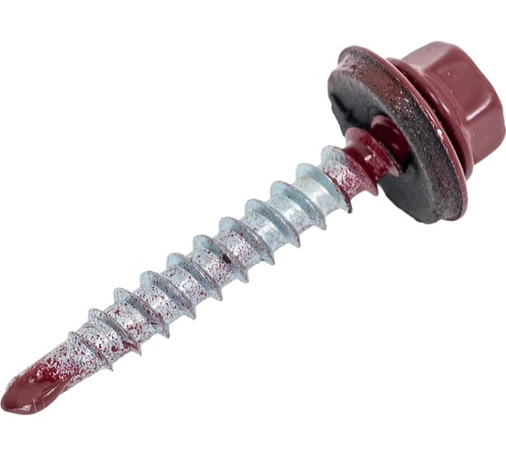 Изображение товара Кровельный саморез, красное вино Крепежная техника 4,8х35 RAL 3005 250шт 420308 БК