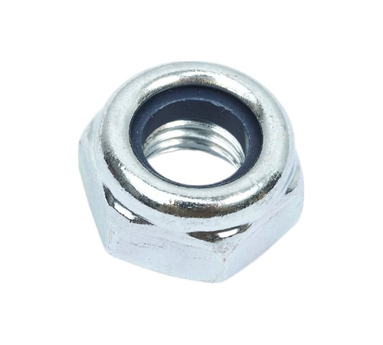 Изображение товара Самостопорящаяся гайка шхг с нейлоновым кольцом Крепежная техника DIN 985 М10 200шт 493136 БК