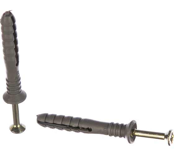 Изображение товара Дюбель-гвоздь Качественный Крепеж потайной бортик 6х40 40 шт 0200615 КЧ