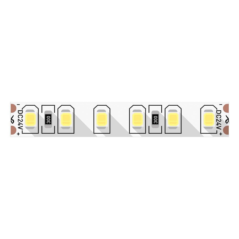 Изображение товара Светодиодная лента SWG 9,6 Вт/м SMD2835, открытая, IP20, Холодный, 24В, 3М SWG2120-24-9.6-W-M