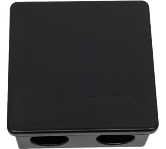 Изображение товара Распаячная коробка IEK км41235 85x85x40мм ip44 6 вв. черная UKO21-085-085-040-K02-44