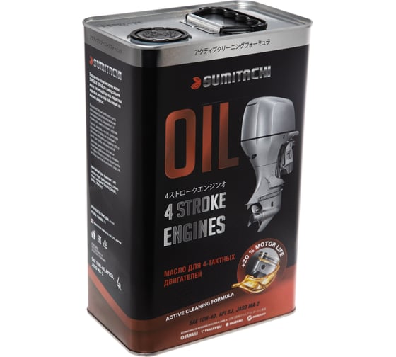 Изображение товара Моторное масло для 4-тактных двигателей 10w-40 4 л SUMITACHI Sum4Т4Л