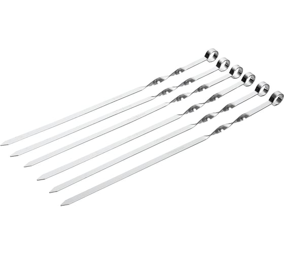 Изображение товара Набор плоских шампуров BOYSCOUT 6 шт., 45 см 61326