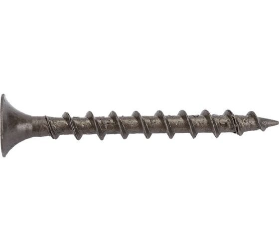 Изображение товара Саморез Качественный Крепеж 3,5х35 потай, крупная резьба, оксид 170 шт 0200363 КЧ