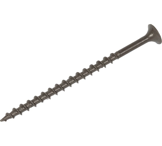Изображение товара Саморез Качественный Крепеж 4,2х64 потай, крупная резьба, оксид 360 шт 1000373 КЧ