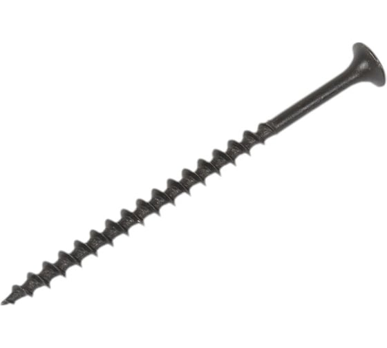 Изображение товара Саморез Качественный Крепеж 4,2х70 потай, крупная резьба, оксид 360 шт 1000375 КЧ