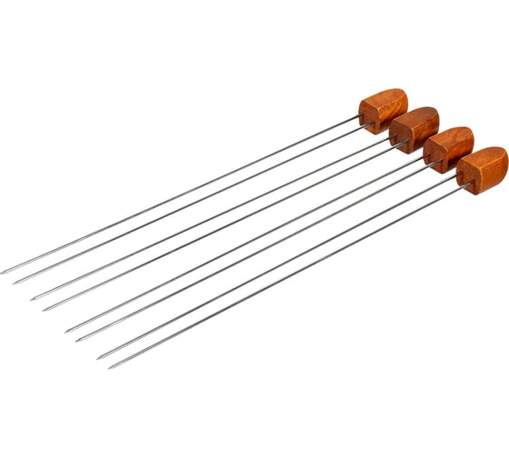 Изображение товара Набор двойных шампуров BOYSCOUT 38 см, 4 шт. 61052