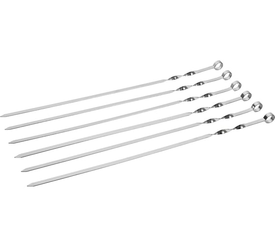 Изображение товара Набор плоских шампуров BOYSCOUT 60 см, 6 шт. 61328