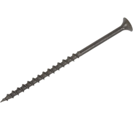 Изображение товара Саморез Качественный Крепеж 4,2х76 потай, крупная резьба, оксид 100 шт 0200377 КЧ