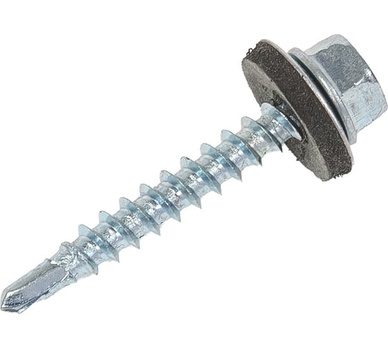 Изображение товара Кровельный саморез Качественный Крепеж 4,8х35 цинк 230 шт 1000169 КЧ