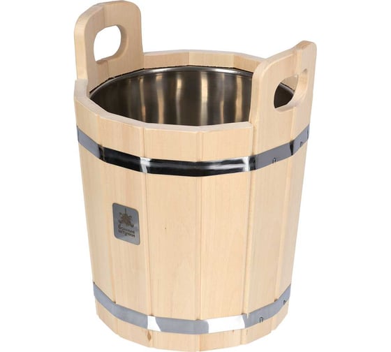 Изображение товара Запарник с нержавеющей вставкой Банные штучки 12л 33218