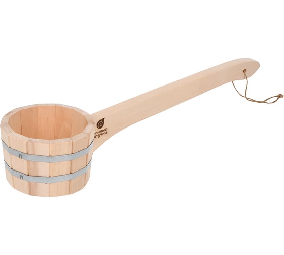 Изображение товара Бондарный ковш-черпак с горизонтальной ручкой Банные штучки 0.6 л 03589