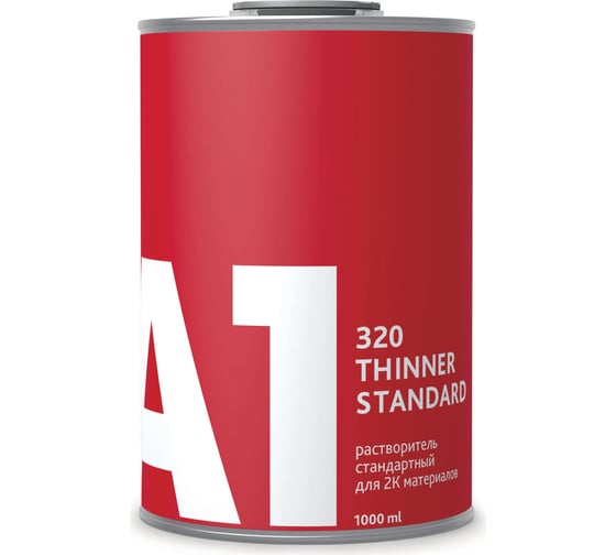 Изображение товара Универсальный разбавитель для 2К материалов A1 Thinner standard 320, 1 л 320TS-1000