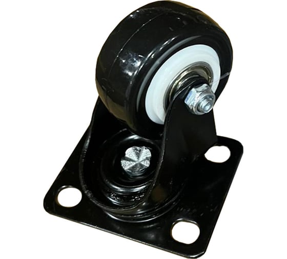 Изображение товара Мебельное колесо TOR SCz 25 50 мм поворотное площадка, PVC, полипропиленовый обод, подшипник 1027252