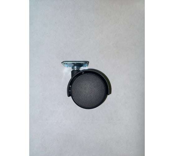 Изображение товара Мебельное колесо TOR TWP 50 черное, площадка, диаметр 50 мм 1027269