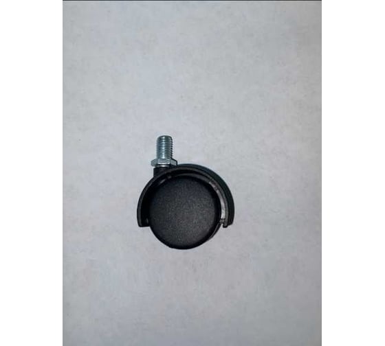 Изображение товара Мебельное колесо TOR TWT 40 черное, болтовое крепление, диаметр 40 мм 1027282