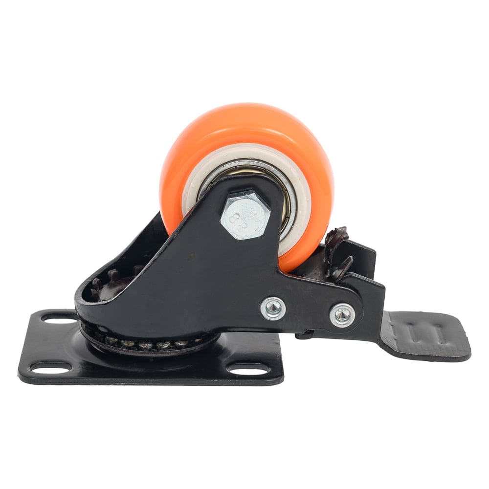 Изображение товара Мебельное колесо TOR SCzb 20 40 мм с тормозом из PVC