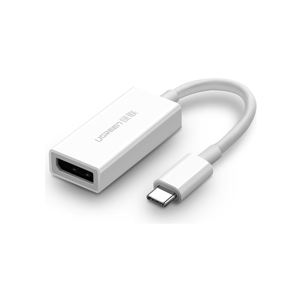 Изображение товара Адаптер USB-C to DisplayPort Ugreen mm130 Белый Изображение товара Адаптер USB-C to DisplayPort Ugreen mm130 Белый