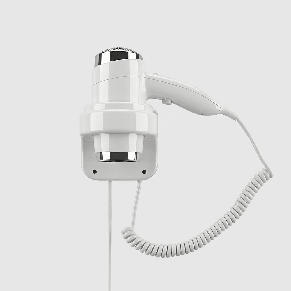 Изображение товара Настенный фен Nofer белый 2200 W модель 02011.W Изображение товара Настенный фен Nofer белый 2200 W модель 02011.W