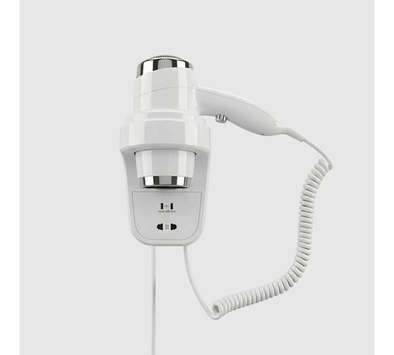 Изображение товара Настенный фен Nofer белый 1800-2200 W 02012.W