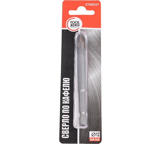 Изображение товара Сверло по кафелю и стеклу 12 мм, крестовая пластина Toolberg Лк-00012332