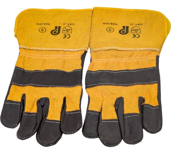 Изображение товара Комбинированные спилковые рабочие перчатки БЕРТА 323