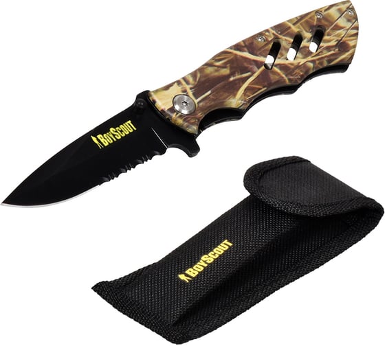 Изображение товара Складной нож BOYSCOUT Рейнджер 11.5/20см, в чехле 61287