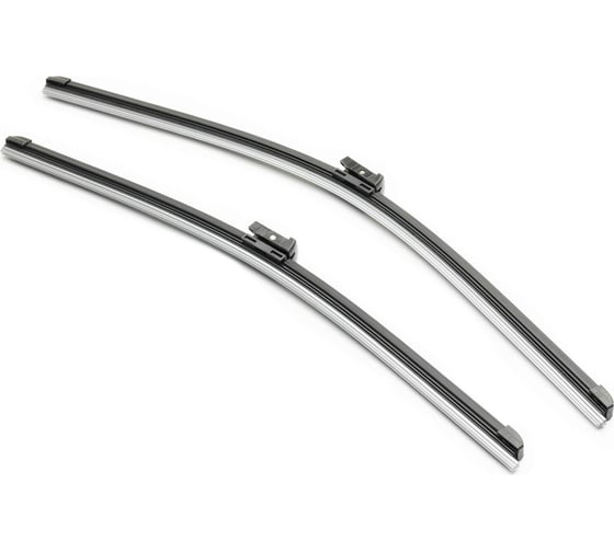 Изображение товара Щетки стеклоочистителя 61 см + 53 см, 2 шт, плоская, Push button 19mm VW Tiguan 07- PATRON PWB6153-KIT-TIG