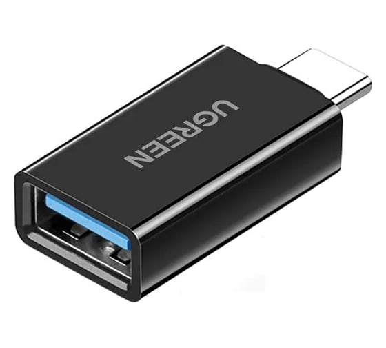 Изображение товара Адаптер Ugreen us173 (20808) usb-c to usb 3.0 a female adapter. цвет: черный  _ 20808