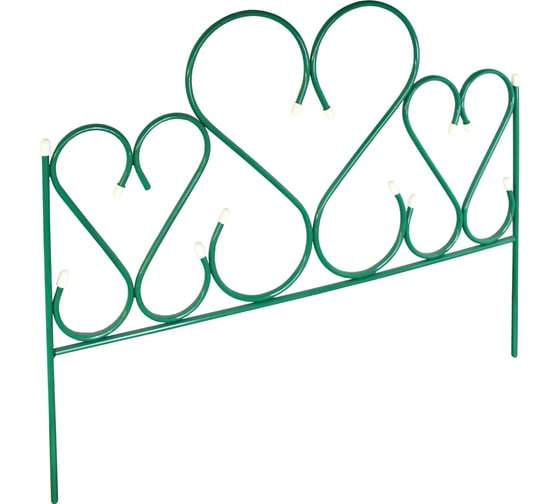 Изображение товара Декоративный металлический забор Комплект-Агро Амурный Д-3.9м, В-0.67м, 5 секций КА0238