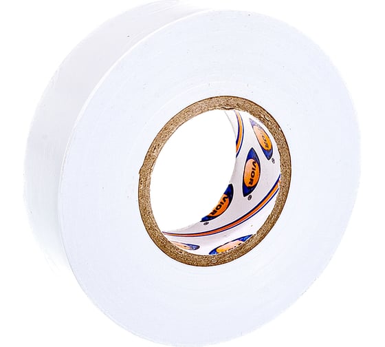 Изображение товара Профессиональная изолента AVIORA ПВХ, 19 мм, 20 м, белая 305-035