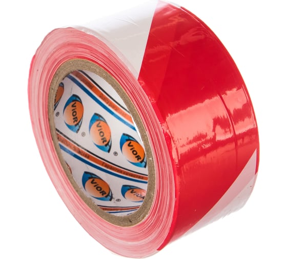 Изображение товара Сигнальная лента AVIORA 50 мм, 200 м, красно-белая 302-011
