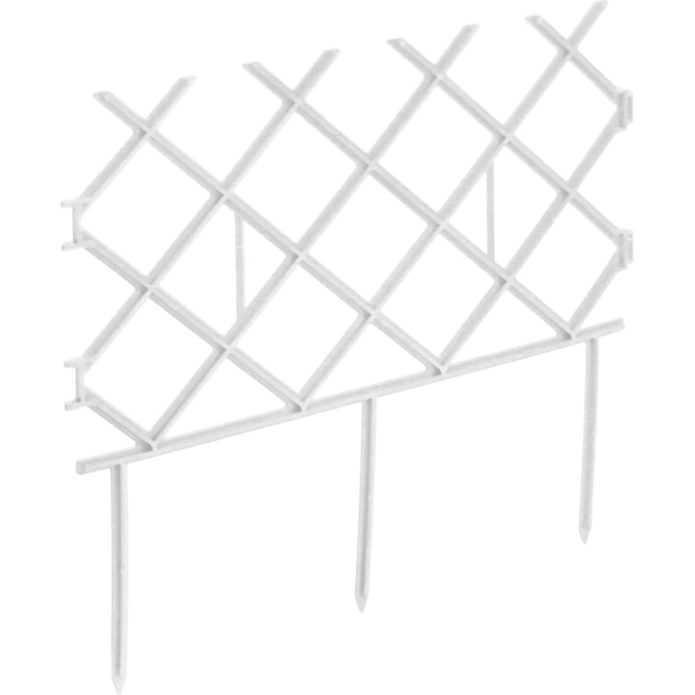 Декоративный забор Комплект-Агро забор с цепным зазором комплект с якорями для спайков 1x25 м серый