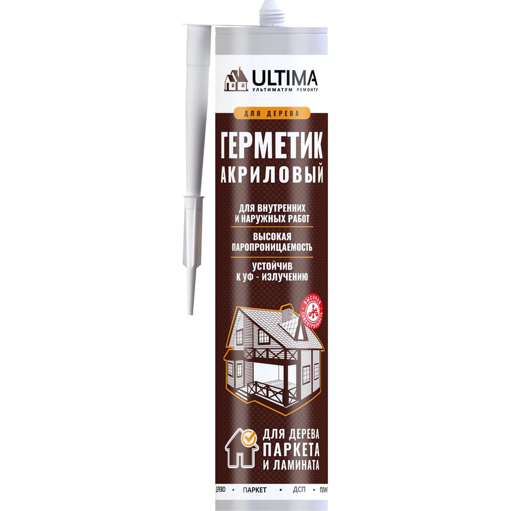 Акриловый герметик для дерева ULTIMA ULTС300
