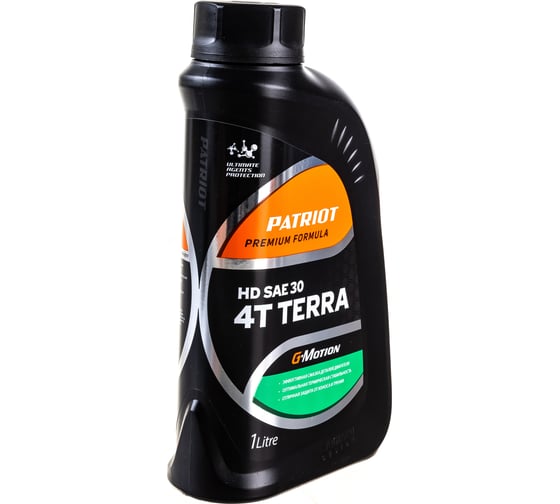 Изображение товара Масло минеральное G-Motion HD SAE 30 4Т TERRA (1 л) PATRIOT 850030400