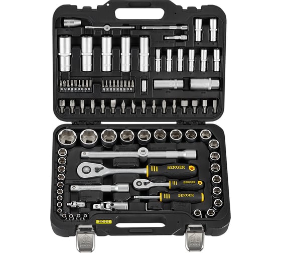 Изображение товара Универсальный набор инструментов 94 предмета Berger BG BG094-1214