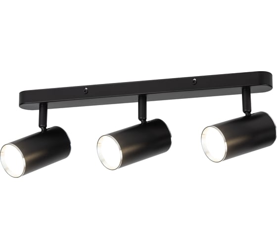 Изображение товара Настенно-потолочный светильник ЭРА спот OL353 BK MR16, GU10, IP20, черный хром Б0056366