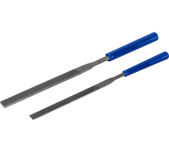 Изображение товара Набор плоских надфилей (№ 1, 140х3, 160х4 мм, блистер) КОБАЛЬТ 247-835