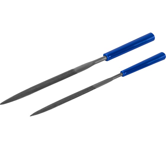 Изображение товара Набор полукруглых надфилей (№ 1, 140х3, 160х4 мм, блистер) КОБАЛЬТ 247-842