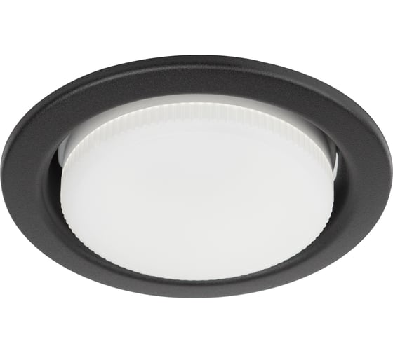 Изображение товара Встраиваемый светильник ЭРА под лампу GX53 KL35 SBK (к) черный матовый Б0055813