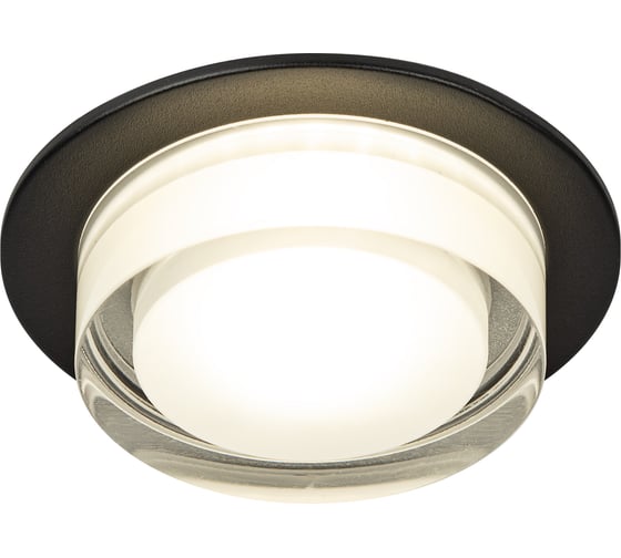 Изображение товара Светильник встраиваемый декоративный ЭРА DK107 BK под лампу MR16 GU5.3 черный Б0058397