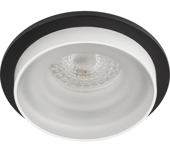 Изображение товара Декоративный встраиваемый светильник ЭРА DK95 BK MR16, GU5.3, черный Б0055591