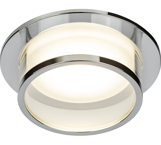 Изображение товара Декоративный встраиваемый светильник ЭРА DK99 CH MR16, GU5.3, хром, Б0058394