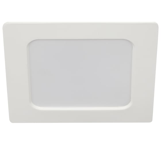 Изображение товара Встраиваемый светодиодный светильник ЭРА LED 18124K квадратный, 12Вт, 4000К Б0057443